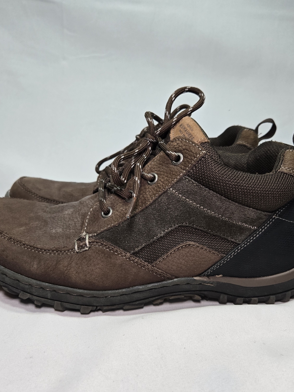 Nunn Bush Mens 10 Wide Quest MT Chukka Boots Brown Leather Hiking Outdoor